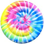 SWIMLINE Original 90500 Spiral Tie Dye Island Pool Float for Adults Kids 65 Inch Inflatable Floating Lounger Mat Large Size Floaties for Pool Lake Ocean Summer Fun Multi-Purpose Water Floaty