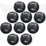 FORZA METIS Wall Balls [3kg-15kg] | Durable Exercise Balls for Strength & Power Training - Available Individually or as Sets (Complete Set)