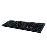 Logitech G915 LIGHTSPEED Wireless Mechanical Gaming Keyboard with low profile GL-Tactile key switches, LIGHTSYNC RGB, Ultra thin design, 30+ hours battery life - Black