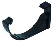 FLOPLAST 112mm Half Round Fascia Gutter Bracket - Black - Bag of 5