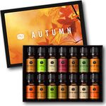 P&J Trading Fragrance Oil Autumn Set of 14 Fragrance Oils for Candle Making, Soap Making, Home Diffuser Oil