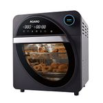 AGARO Royal Air Fryer For Home, 14.5L, Rotisserie Convection Oven, 1700W, Electric Oven, 25 Preset Menu, Digital Display, Touch Control, Bake, Roast, Toast, Dehydrate, Defrost, Keep Warm, Dark Grey.