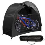 Bike Tent for Outdoor Storage, Bicycle & Equipment Portable storage for and Garden Tools, 190T Large Bike Cover Portable Bicycle Tent for Up to 2-3 Bicycles Waterproof Bike Rain Shelter