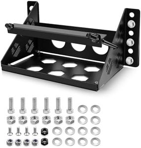 Metal Steel Battery Mounting Box Tray Bracket, Battery Box Bolt On Style, Fits up to 10.63” × 7.06” × 7.5” Battery, Easy Bolt-In Battery Tray, No Rusting