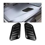 Universal Car Hood Scoop Air Intake Covers (Black)