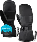 Tough Outdoors Winter Ski Mittens Men & Women - Adult Snow Mitts for Cold Weather - Waterproof Gloves Snowboarding, Skiing