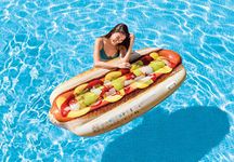 Intex 71" Inflatable Hot Dog Mat Lounge