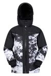 Mountain Warehouse Kids Waterproof Ski Jacket - Warm Winter Jacket Jet Black 9-10 Years