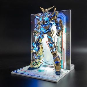 LBASE Wireless LED Light Set Compatible for Gundam PG MG RG HG MGSD Q Models, Wireless Induction LED Lamp Beads, Model Add Lights (LBASE-4th & Display Stand & 5 Light Beads)