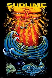 Pyramid America Sublime Sun and Fish Album Cover Posters Music Cool Wall Decor Art Print Poster 24x36 For Aesthetic room decor, Bedroom Decor & Bathroom Decor