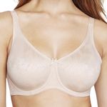 Dominique Seamless Lace Minimizer Bra, 34G, Nude