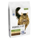 Perfect Fit Senior 7+ Complete Dry Cat Food for Senior Cats Aged 7+ Years, Rich in Chicken, 1 Bag (7 kg)