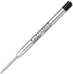 Parker QuinkFlow Ink Refill for Ballpoint Pens Medium Point Black Pack of 6 Refills (1782469)