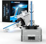 TechWizHub D3S HID Bulbs, 8000K White Blue 35W High/Low Beam, Replacement 66340 42403 42302 42302C1 Xenon Bulbs, UV Resistant, Pack of 2