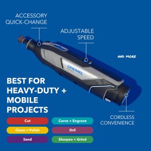Dremel Cordless Rotary Tool 8240 – Variable Speed, Lightweight