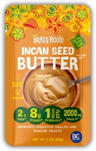 Brass Roots - Incan Seed Butter - Single Serving Grab n Go (10 Pack) - Peanut Butter Alternative - School Safe - Top 9 Allergy Free - Supports Gut Health