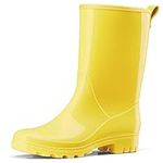 HISEA Women's Mid Calf Rain Boots W
