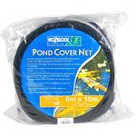 HOZELOCK - Pond Protection Net 6 x 10 m : Ideal for Protecting the Pond from Leaves, Large Debris and Predators, Supplied with 4 Stakes [1737 0000]