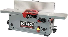 King Canada Benchtop Jointer with Helical Cutter Head, 6-Inch (KC-6HJC)