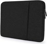 Dafape Laptop Sleeve 15.6 Inch, Suitable for 15-15.6 Inch Lenovo HP Dell MacBook Computer Notebook Durable Shockproof and Lightweight with Zippered Pockets Cover Protective Case (Black)