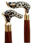 Antiques Era Designer Derby Brass Handle Wooden Walking Stick Cane 2 Fold Walking Stick Cane for Men and Women Gift