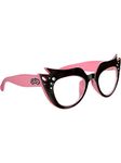 amscan 9909259 - Adult Pink Ladie Glasses - Grease Movie