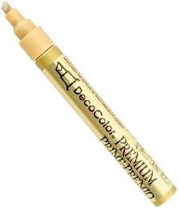 DecoColor Premium Chisel Paint Marker, Gold