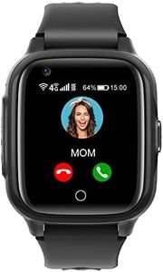 Montre Connectée Enfant GPS 4G pour Garçon Fille Montre Intelligente avec WiFi Appel Vidéo SOS Caméra Étanche Message Réveil Chronomètre Mode Classe Lecteur de Musique Notification de Vibration