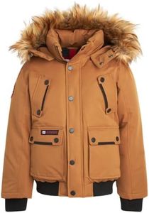 CANADA WEATHER GEAR Boys' Winter Coat – Heavyweight Bomber Parka Ski Jacket (Size: 4-20), Size 10-12, Oak