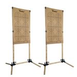 Highwild Adjustable Target Stand Base for Paper Shooting Targets Cardboard Silhouette - USPSA/IPSC - IDPA Practice (2 Set)