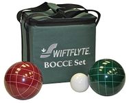 Swiftflyte Professional Bocce Set, Includes 8 Bocce Balls 113mm, 1 Pallino and 1 Carry Case - Perfect for the Backyard and Outdoors