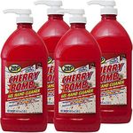 Zep Cherry Bomb Gel Hand Cleaner - 48 Oz. (Case of 4) - ZUCBHC48CA4 - Industrial Soils, Inks, Resins, Paints, Adhesives, Tar, Carbon and Asphalt are No Match for the Cleaning Power of Cherry Bomb