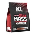 XL Nutrition Xtra Mass 5.2kg | Premium Mass Gainer | 50 Grams of Protein | 1000 Calories | Added Creatine Monohydrate, BCAA and Glutamine | 20 Servings (Chocolate)