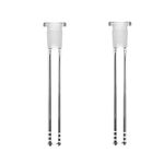 STRONG BONG 18.8mm Glass Diffuser Down stem for Glass Bongs/Waterpipes | Pack of 2 | Bong Accessory | Smoking Accessory | Clear