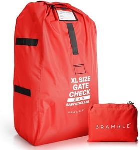 BRAMBLE Sac de Voyage pour Poussette en Avion (Rouge) - Housse Protection de Transport 120 x 60cm