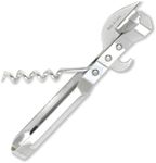 Chef Craft Select 3-in-1 Can Opener, 6 inches in Length, Stainless Steel