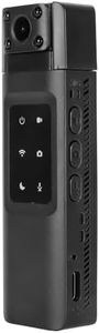 Petite Caméra WiFi, Caméra Corporelle de Police 1080P avec Objectif Rotatif à 180 °, Caméra Vidéo de sécurité Compacte avec Vision Nocturne IR pour Les Voyages, Chauffeurs,