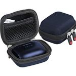 Hermitshell Travel Case Fits Jabra Elite Active 65t | Jabra Elite 65t / 75t Alexa Enabled True Wireless Sports Earbuds (Blue)