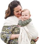 Nalakai Luxury Ring Sling Baby Carrier, Soft Linen Blend Baby Sling, Baby Wrap, Wear Your Little One Close to Your Heart, Comfort, Style