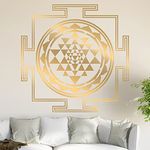 Sri Yantra Wall Sticker in 6 Sizes - Wall Sticker - Decoration for Kitchen, Living Room, Bedroom, Bathroom