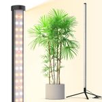 Barrina Grow Lights T10, 42W, 4FT/120cm, 169 LEDs, Full Spectrum, Wide Illumination Area Coverage, Vertical Plant Grow Lights for Indoor Plants with On/Off Switch and Tripod Floor Stand