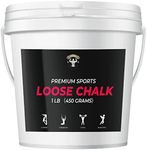 TITGGI 1 lb Gym Chalk Bucket - Includes Chalk Powder and A Chalk Ball - Multi-Purpose Hand Chalk for Rock Climbing Chalk, Gym Chalk, Weight Lifting Chalk and More