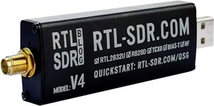 RTL-SDR Blog V4 RTL2832 1PPM TCXO HF BiasT SMA Software Defined Radio (ONLY DONGLE Black)