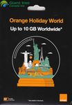 Orange Holiday World 10GB(Travel sim Card,Europe,France, UK, Sim Card,USA,Caribbean)