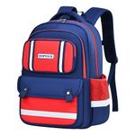 HOPYOCK-School Bags for Boys Girls Kids,Multi-Pocket Unisex Children Backpacks with Night Reflection Primary School Backpack