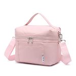 NOL Natural Organic Lifestyle Insulated Lunch Bags for Women Cooler Bag Lightweight Nylon Waterproof Lunch Box For Work