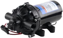 Everflo EF5500-BOX 5.5GPM 12V Diaphragm Pump-1/2 FNPT Connection, 5.5 GPM, Black