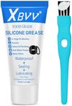 XBVV Plumber Silicone Grease Lubricant for Plumbing Faucet Valve O-Rings Rubber Washer 1-Pack 1 oz Tube with Brush