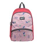 F Gear Brio13L, Kids School Backpack|Academy|Daypack|Tuition Bag|Lightweight Primary/Nursery/Picnic bag For Girls, Boys|Bottle Holder & Front Zippered Pocket, Padded Shoulder Straps (Rosebud)