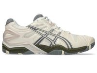 ASICS Unisex Gel-Resolution 5 Cream/Clay Grey Sneakers - 10 UK Men/ 9 UK Women (1203A901.100)
